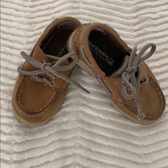sperry billfish dark tan